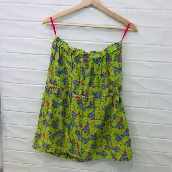 Bianca Coletti Silk Strapless Mini Dress Coverup - Picture 3 of 6